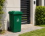 Imagen de Contenedor Basurero Industrial 120Lts. Verde C/2 Rdas.47 X 55 X 94 CM Alt. - Ynter Industrial