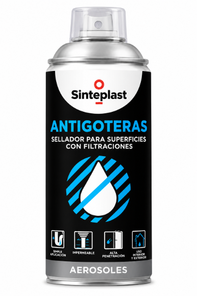 Imagen de Membrana Líquida En Aerosol Impermeabilizante Blanco Sinteplast 340GR - Ynter Industrial