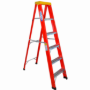 Imagen de Escalera Tijera Fibra 6 Esc. 120KG Roja WB0006 - Ynter Industrial