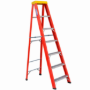 Imagen de Escalera Tijera Fibra 7 Esc. 120KG Roja  WB0006 - Ynter Industrial