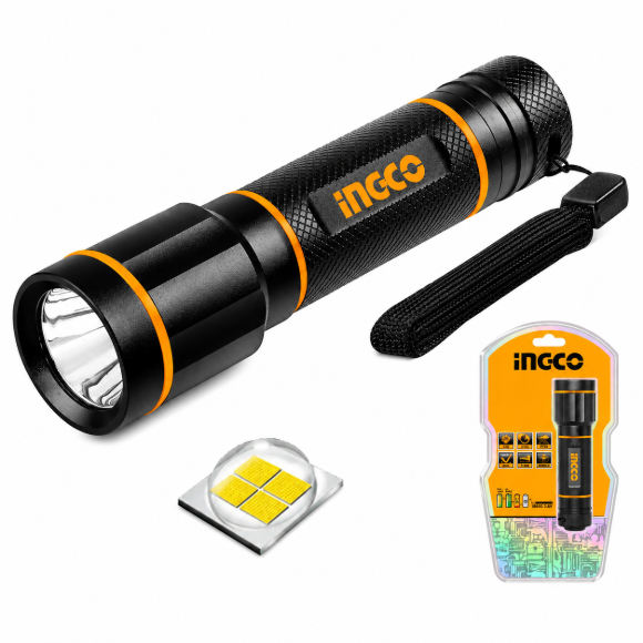 Imagen de Linterna 250 Lumens 160mt Ingco HFL013AAA58 - Ynter Industrial
