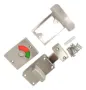 Imagen de Pasador Puerta De Baño Rojo/Verde C/ Manija - Ynter Industrial
