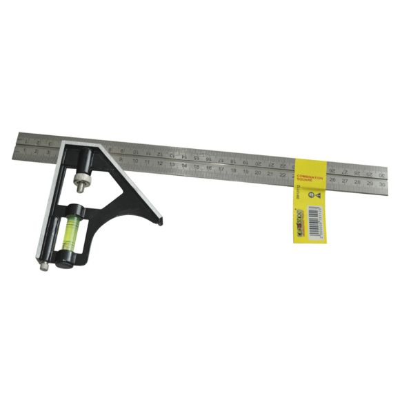 Imagen de Escuadra Combinada C/Nivel 12''/300mm Crownman 0913112 - Ynter Industrial