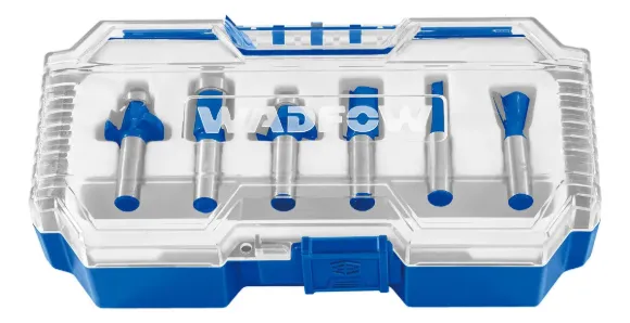 Imagen de Set De 6 Fresas 6MM Para Router Wadfow WRKSR0106 - Yner Intustrial