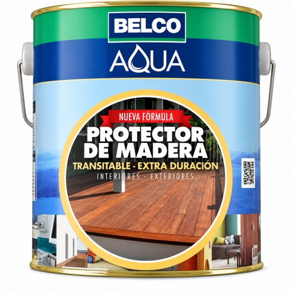Imagen de Protector Para Madera Líquido Aqua Belco 3.6 Lt - Ynter