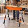 Imagen de Caballete/Mesa de Trabajo 600Kg 109x15x8cm TRUPER MT-590 - Ynter Industrial