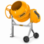 Imagen de Hormigonera 210 L 1000 W 1,4 HP Ingco - Ynter Industrial