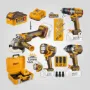 Imagen de Kit Combo A Batería P20S 4 EN 1 Con 2 Baterías 4.0AH + Cargador + Accesorios + Valija Ingco - Ynter Industrial
