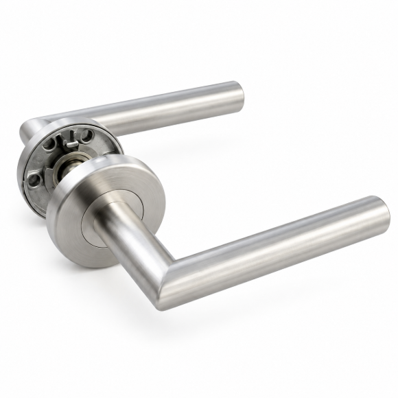 Imagen de Manija L C/Roseta Y Boca Inoxidable Stop - Ynter Industrial